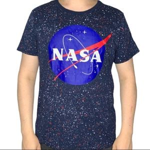 NASA Paint Splatter Short Sleeve Men’s T-Shirt